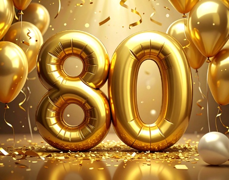 80歳のお祝いイメージ